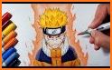How to draw and color by number Dragon ball manga related image