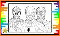 Spider Hero Coloring related image