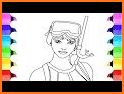 Coloring Book of Fortnite Characters related image
