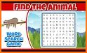 Amazing Animals - Word Search related image