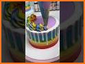 Perfect Colorful Cake Icing 3D related image