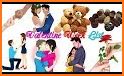Valentine Week Wishes - Rose, Propose,Kiss,Teddy related image