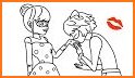 enjoy coloring lady bug and catnoir related image
