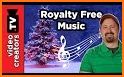Christmas video maker with song related image