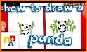 Paint Number:Pandas Color By Number-Kawaii Pandas related image