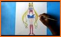 How To Draw Sailor Moon Easy related image