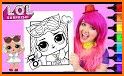 Lol coloring book Dolls surprise for kids related image