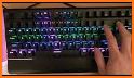 Blue Neon Technology Keyboard related image