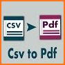 CSV Viewer | CSV File Reader: CSV to pdf converter related image
