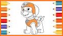 Zuma Puppy Patrol Coloring Book related image