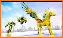 Flying Horse Robot Transforming: Car Robot Games related image