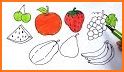 Fruits and Vegetable - How to Draw & Color Fruits related image