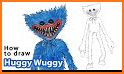 Huggy Wuggy Coloring Poppy Playtime related image