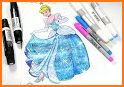 Kids Princess Coloring Book related image
