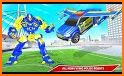 Flying Police Drone Robot Car Transform Robot Game related image