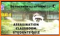 ASSASSINATION CLASSROOM QUIZ related image