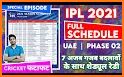 Schedule for IPL 2021 related image