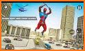 Flying Robot Spider Rope Hero-Vegas Crime Gangster related image