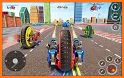 Spider Car Wheel Robot Game - Drone Robot Games 3D related image