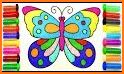 Butterfly Color Book for kids related image