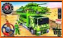 US Army Car Transporter: Army Truck Driving Games related image
