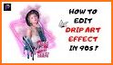 DripArt Photo Editor: Pic Collage & Drip Effect related image