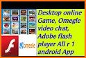 Adoby flash player for online chat and games related image