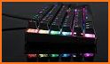 Shining Rainbow Keyboard Background related image
