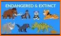 Extinct animals, endangered species! Rare animals related image