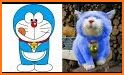 Coloring Blue Cat Doramon related image