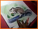 Squirrel Coloring Pages related image