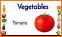 Vegetables Alphabet For Kids - Name & Match Games related image