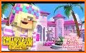 Pink Princess House Map for MCPE related image