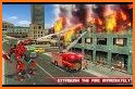Flying Firefighter Truck Transform Robot Games related image
