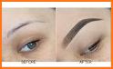 How to draw eyebrows shaping step by step tutorial related image