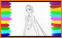 Coloriage Princesse des Neiges related image