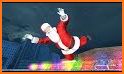 Santa jump related image