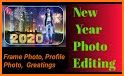 Happy new year photo frame 2021 related image