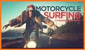 Water Surfing Motorbike Stunt related image