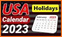 US Calendar 2023 related image