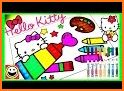 Hello Kitty Coloring Book - Cute Drawing Game related image