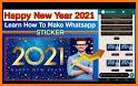 Happy New Year 2021 Stickers related image