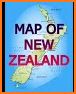 Map of New Zealand offline related image