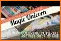 Unicorn Coloring Book: Fun Game for Kids related image