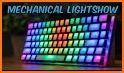 Neon Black Crystal Keyboard related image