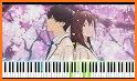 Purple Glittering Lovers Swans Keyboard Theme related image