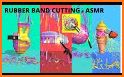 Rubber Band Cutting - ASMR Slice Game related image