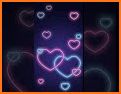 Neon Light Love Hearts Theme related image