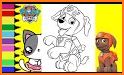 Paw Puppy Patrol Hero Coloring Book related image
