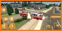 Flying Fire Fighter Rescue Truck:Rescue Game related image